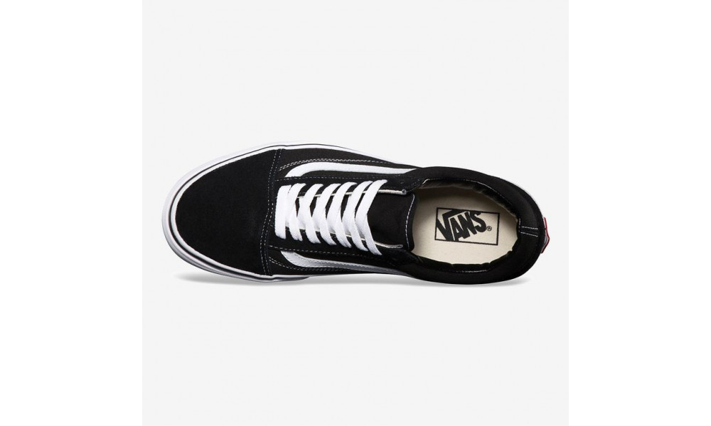 Vans old skool pro classic hot sale white & black skate shoes